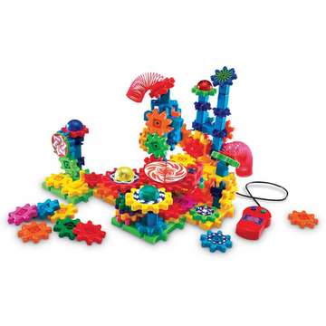 Gears!Gears!Gears! Lights & Action Building Set - Early Skill Development - 121 Pieces