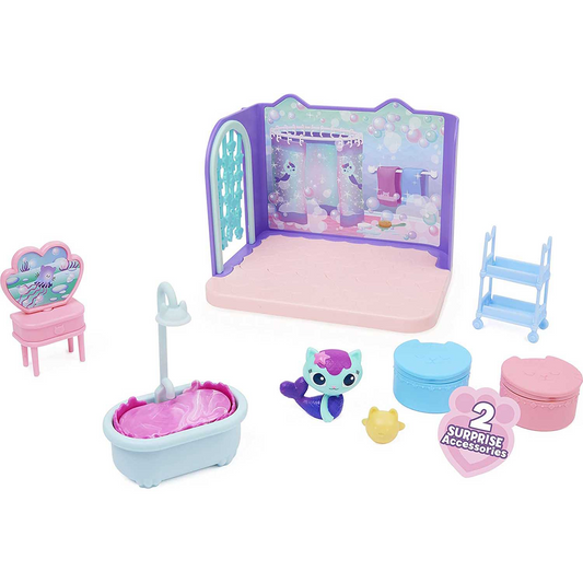 Gabby's Dollhouse - MerCat's Primp and Pamper Bathroom Playset